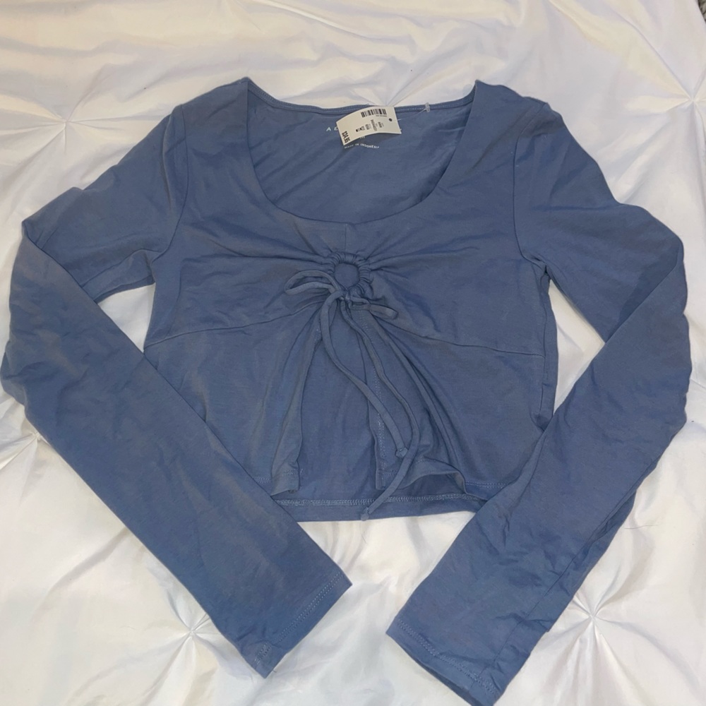 Aeropostale open tie crop top